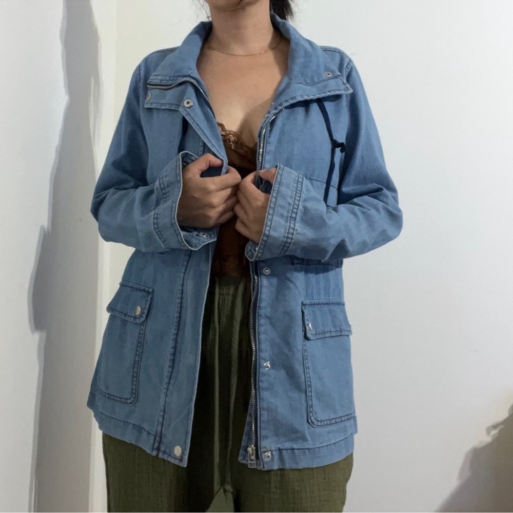 Chambray Utility Jacket Lightweight - image 2